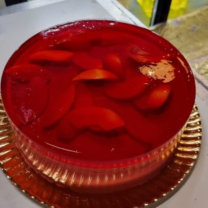 FLAN CON GELATINA